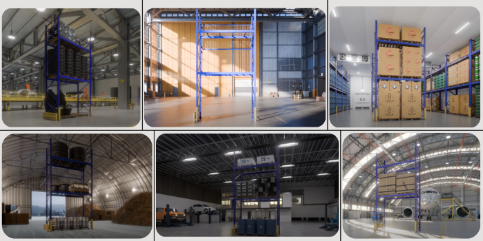 Les lieux d'application du RACKING industriel : une multitude de possibilités